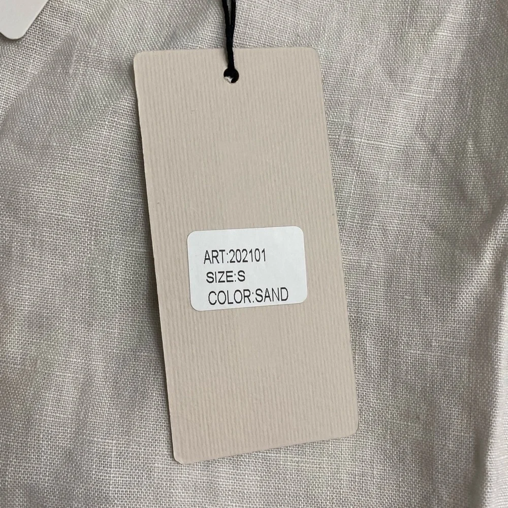 NWT PuroLino linen top size small - Picture 3 of 4